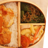 とり肉のピカタ ・マカロニサラダ ・ピーマンとじゃこの炒めもの