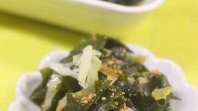 ワカメの醤油炒め