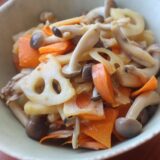 人参ときのこの炒めなます