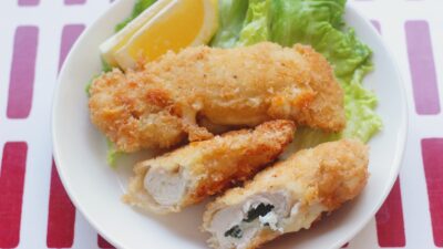 鶏ささ身のチーズ揚げ