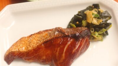 ブリのにんにく醤油焼き