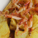 桜エビとカレーポテト