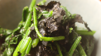 ほうれん草と海苔の胡麻和え