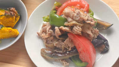 豚肉と夏野菜の炒め物