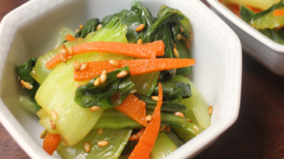 チンゲンサイの中華ナムル