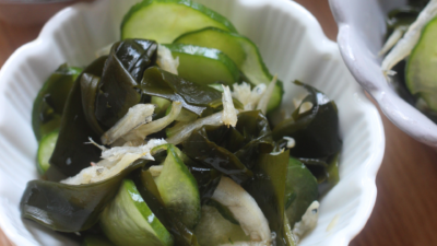 しらすと胡瓜の酢の物