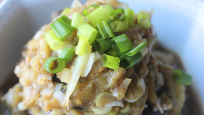 茄子の胡麻和え