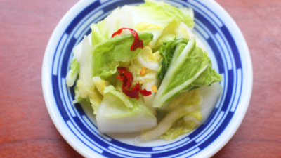 白菜の浅漬け