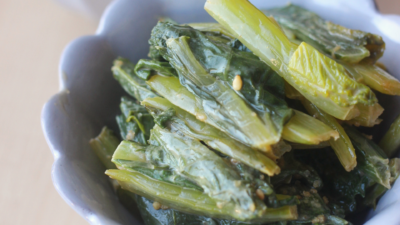 小松菜の胡麻和え