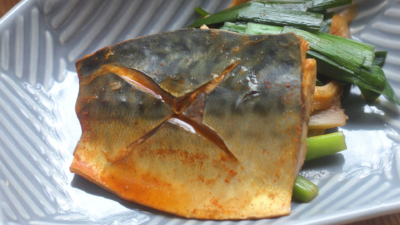 鯖の韓国風煮付け