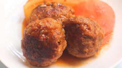 鯖缶ミートボール