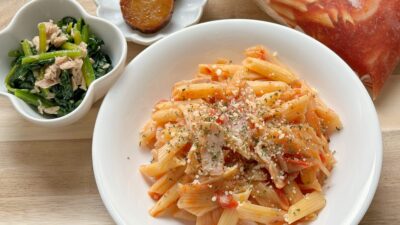 ミールキット｜乾麺のままでOK！トマトパスタ